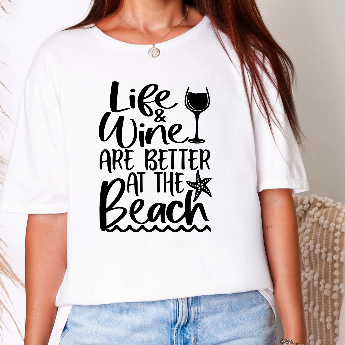 Wine On The Beach T-Shirt