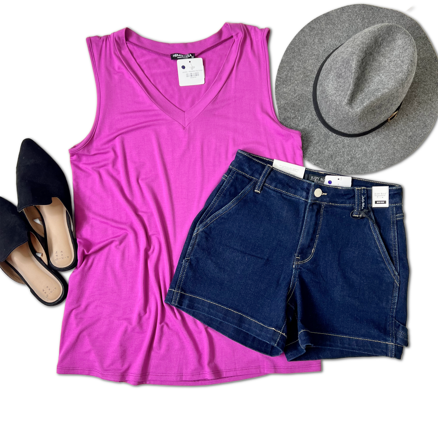 Jasmine - Sleeveless Top Orchid