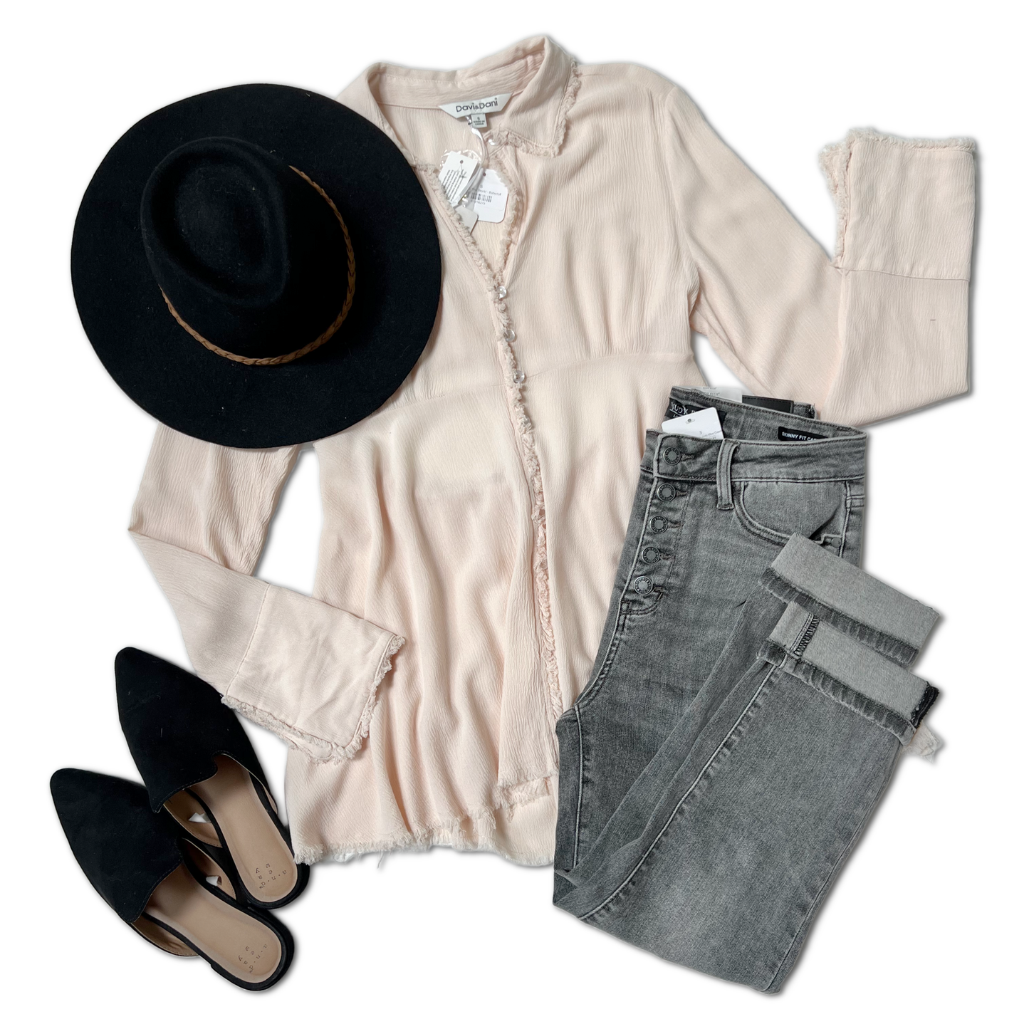 Dusty Charcoal - Judy Blue Capris