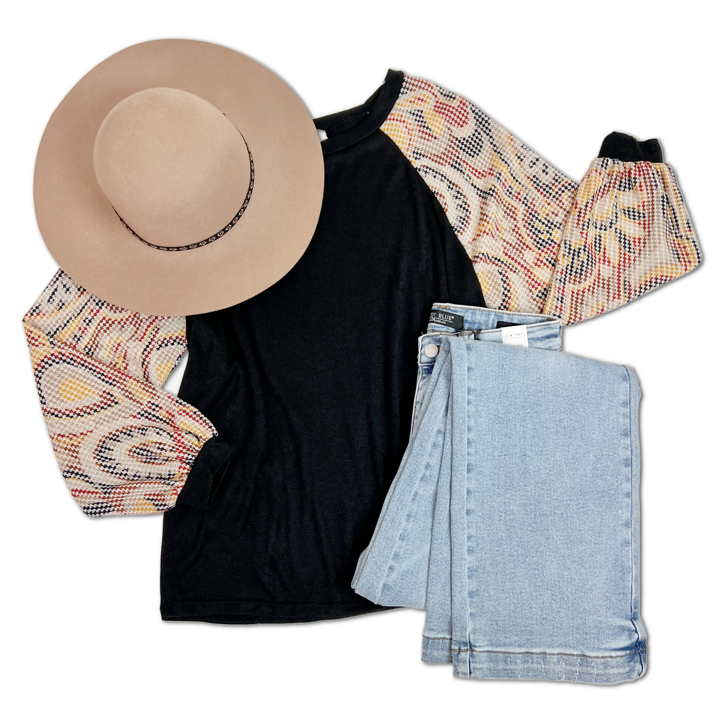 Enigmatic Beauty Raglan