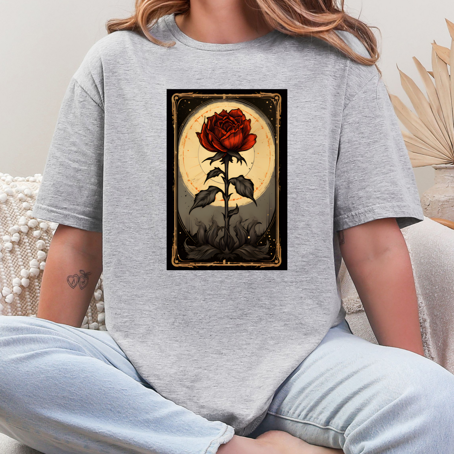 Rose Card Graphic Tee