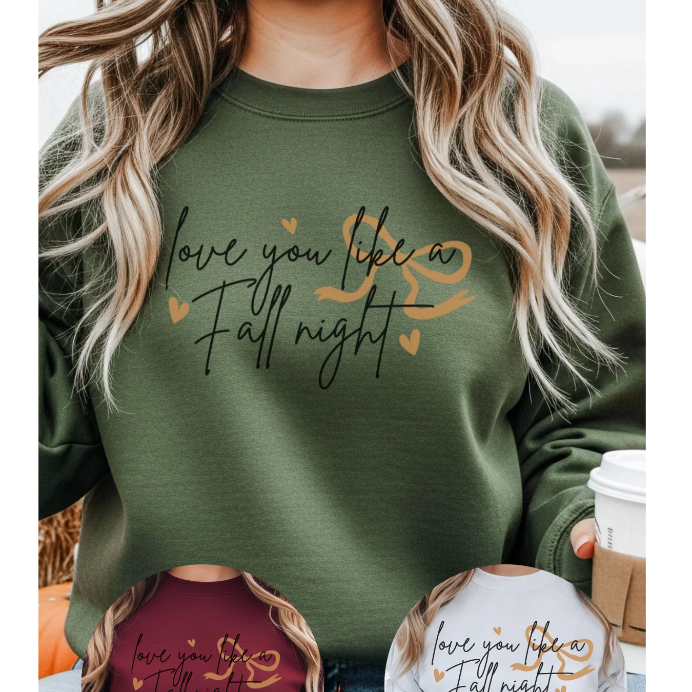 Love You & Fall Nights Sweatshirt