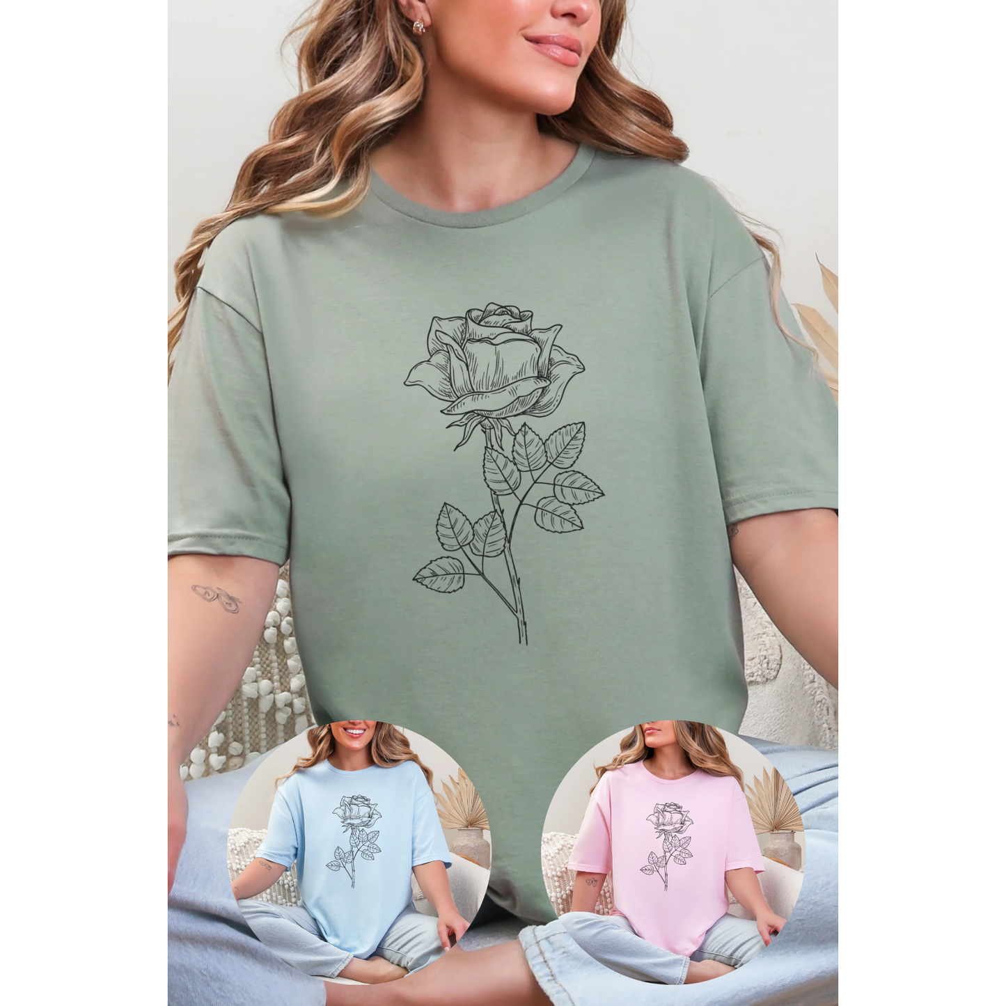 Rose Graphic Tee