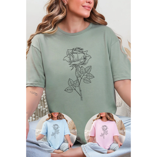 Rose Graphic Tee