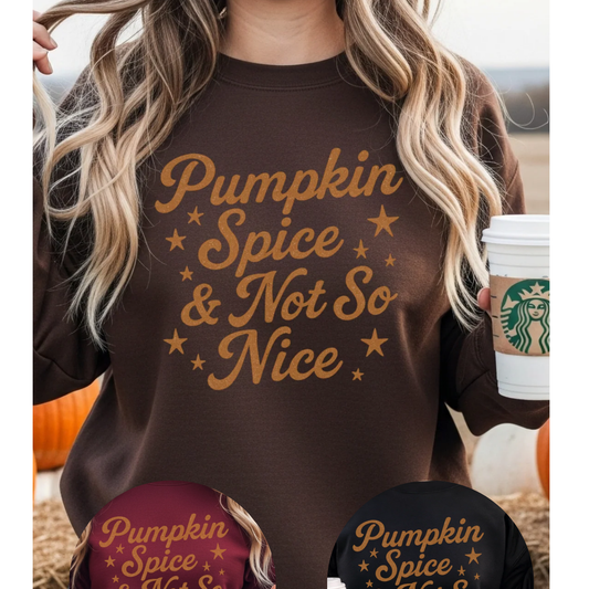 Pumpkin Spice & Not So Nice Sweatshirt