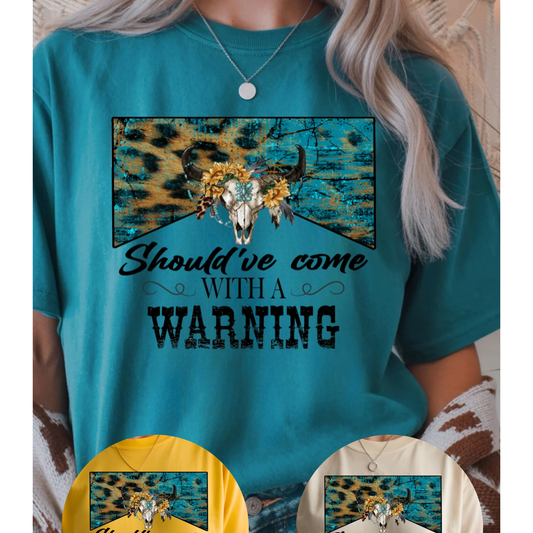Warning Graphic Tee