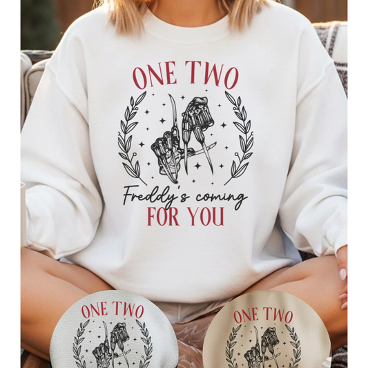 Freddy's Coming Sweatshirt