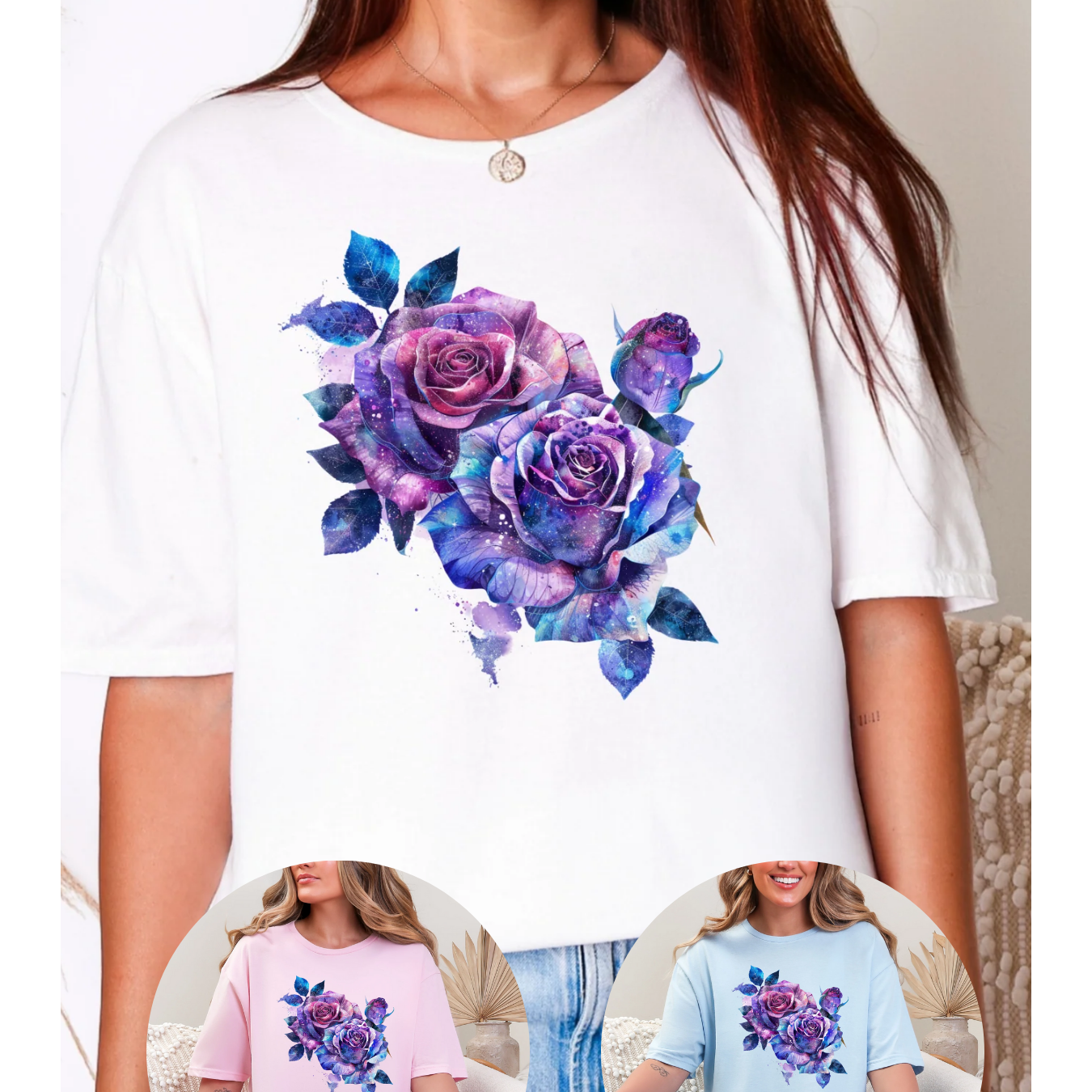 Dreamy Roses Graphic Tee