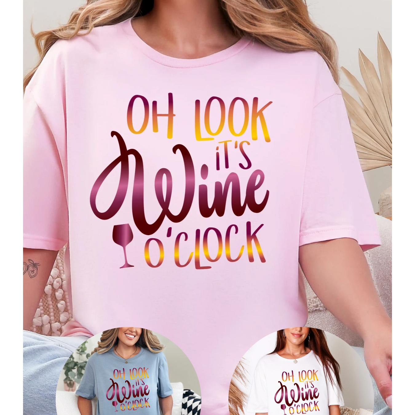 Wine O'Clock Graphic Tee