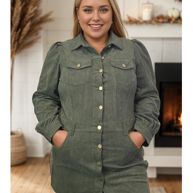 Cutie in Corduroy - Dress Jacket