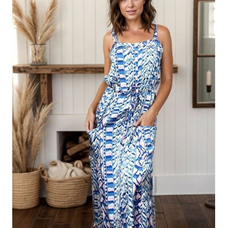 Abby Road - Royal Blue Maxi Dress