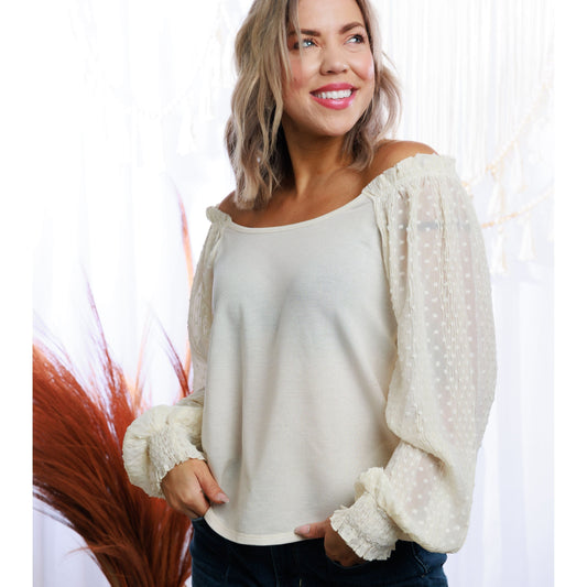 Angelic Raglan Top