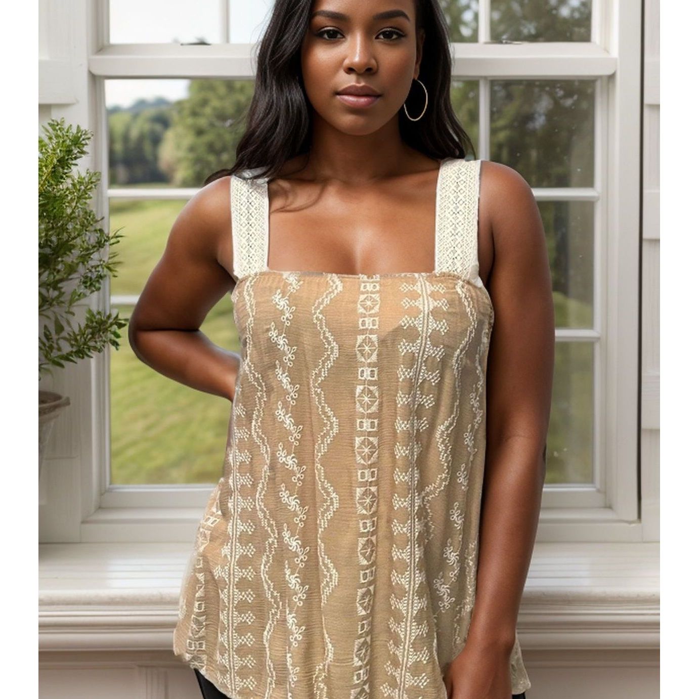 Aztec Sands Sleeveless Top