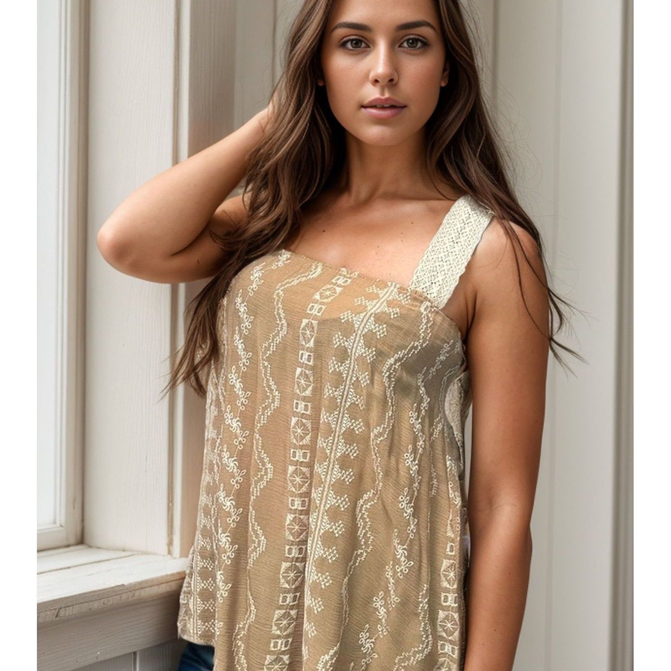 Aztec Sands Sleeveless Top