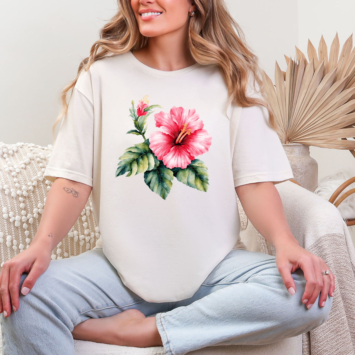 Hibiscus Graphic Tee