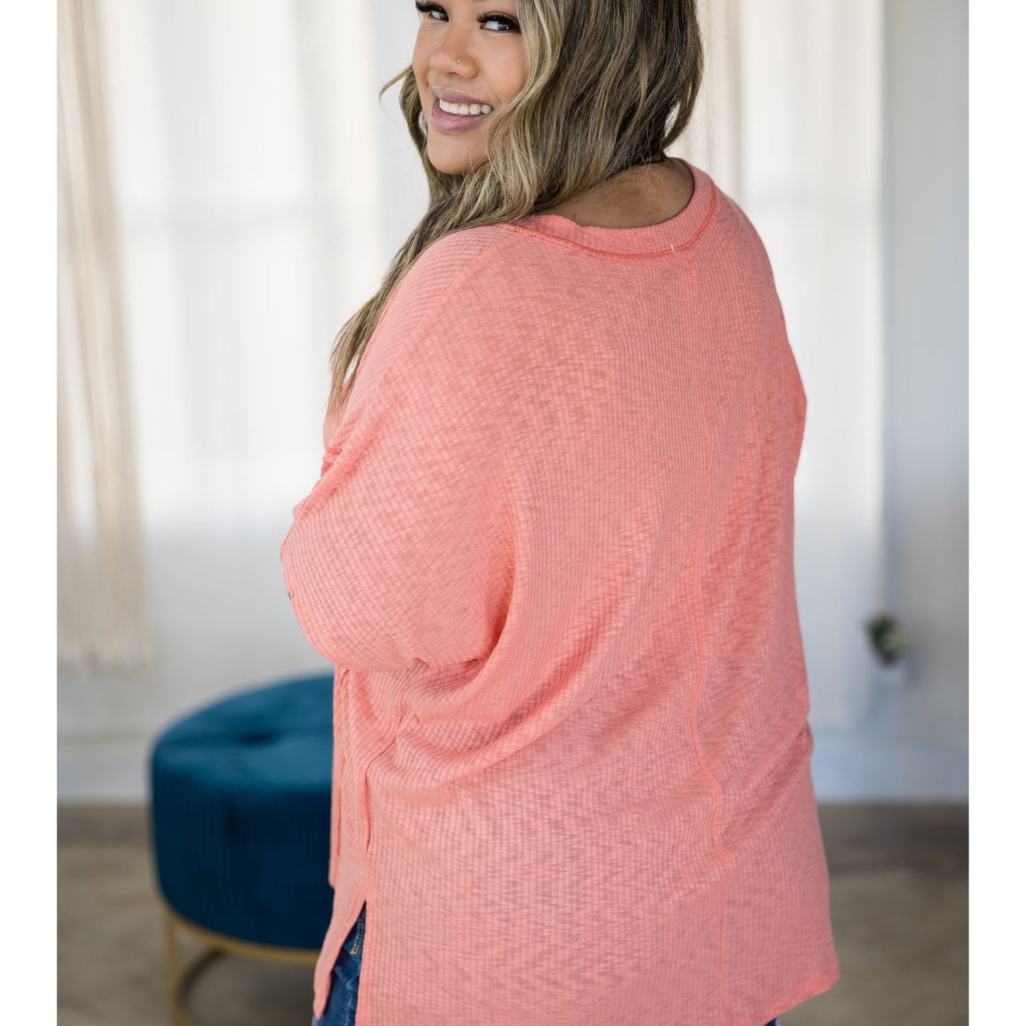 Cute In Coral - Short Sleeve