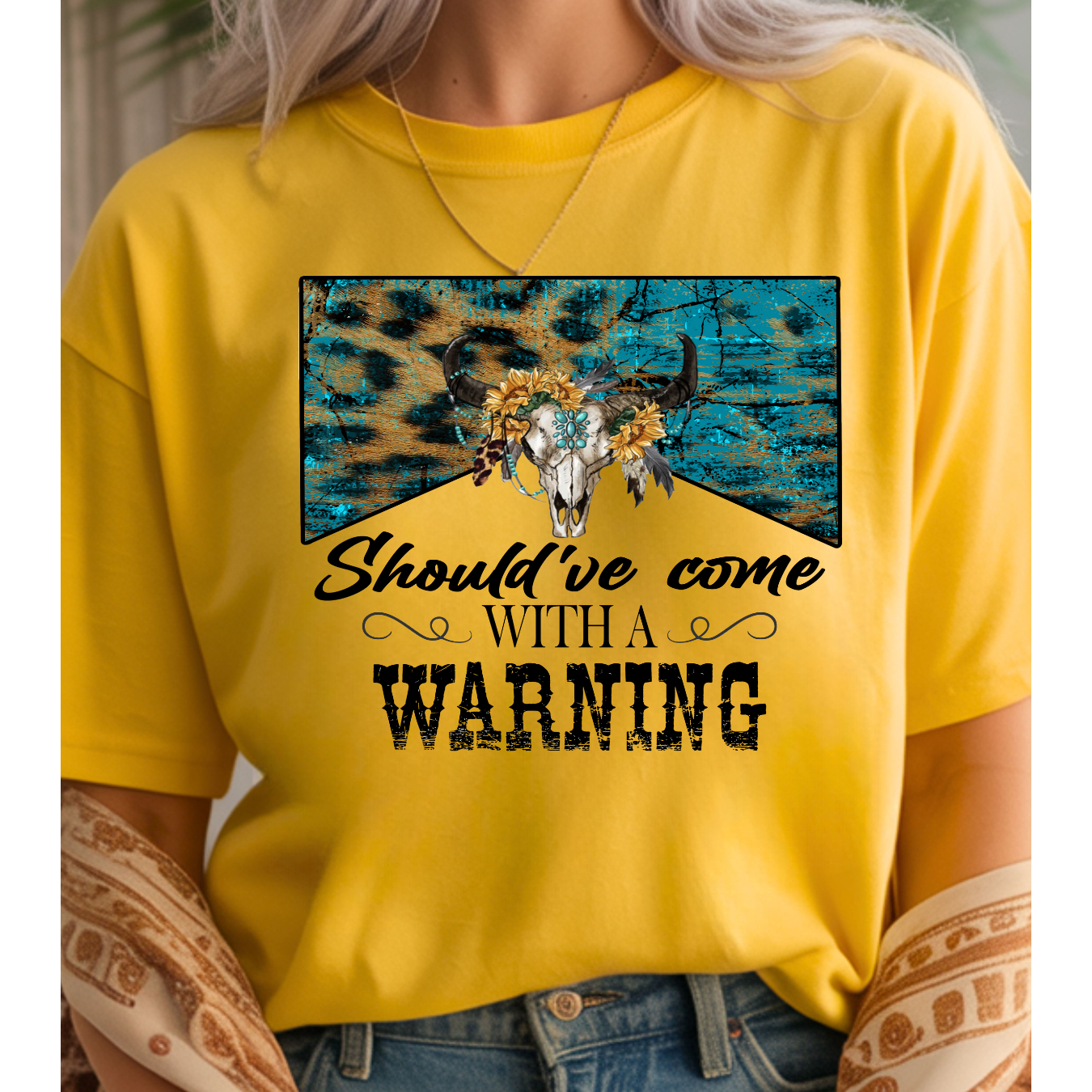 Warning Graphic Tee