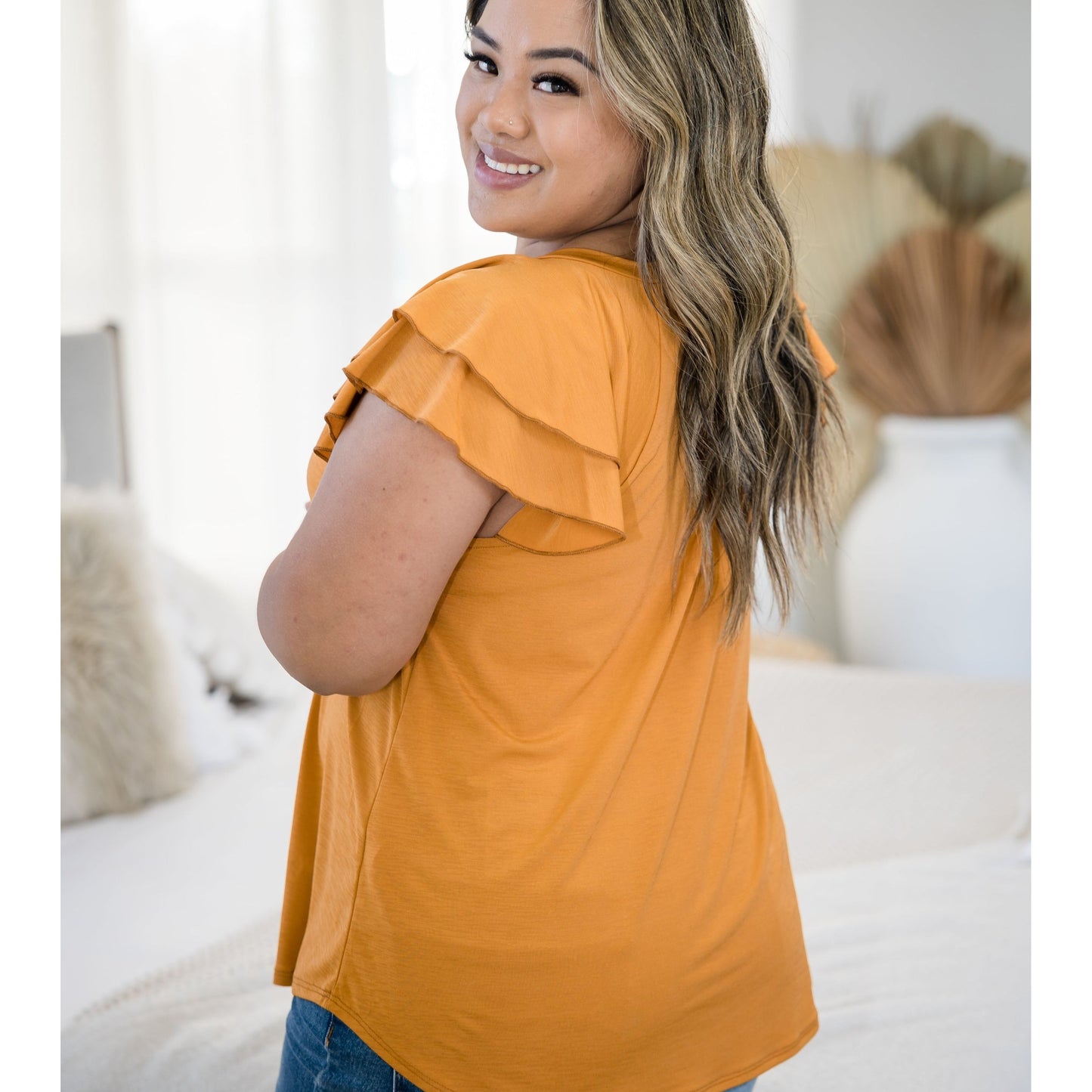 Dubai Double Ruffle Top