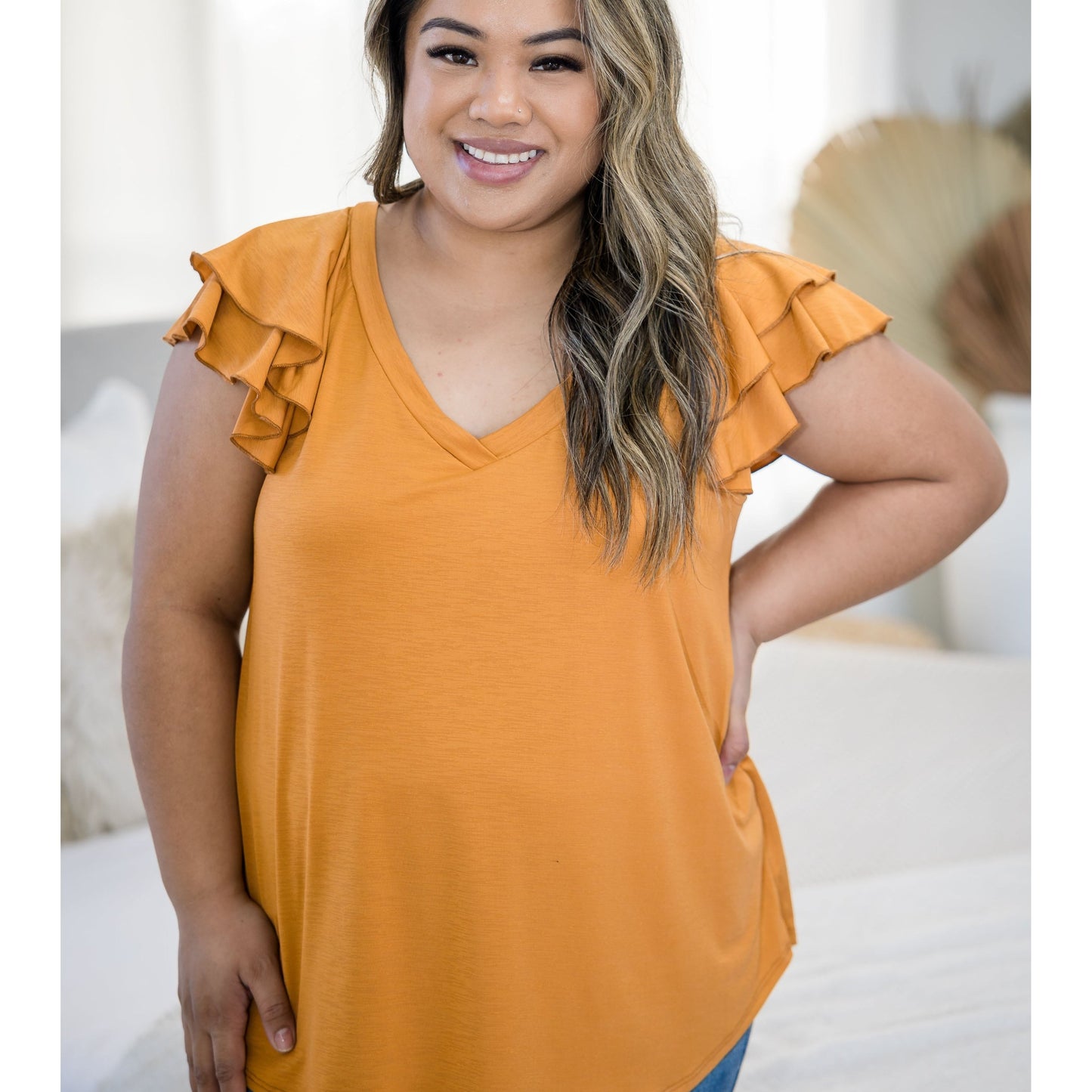 Dubai Double Ruffle Top