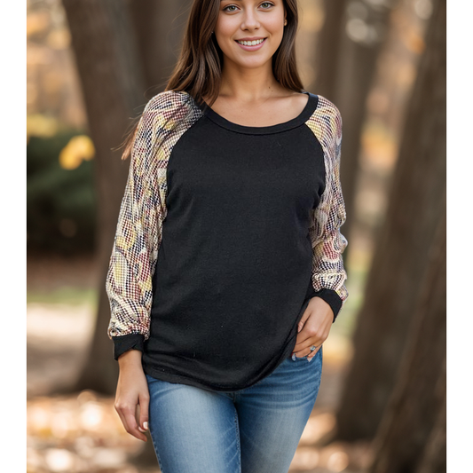 Enigmatic Beauty Raglan