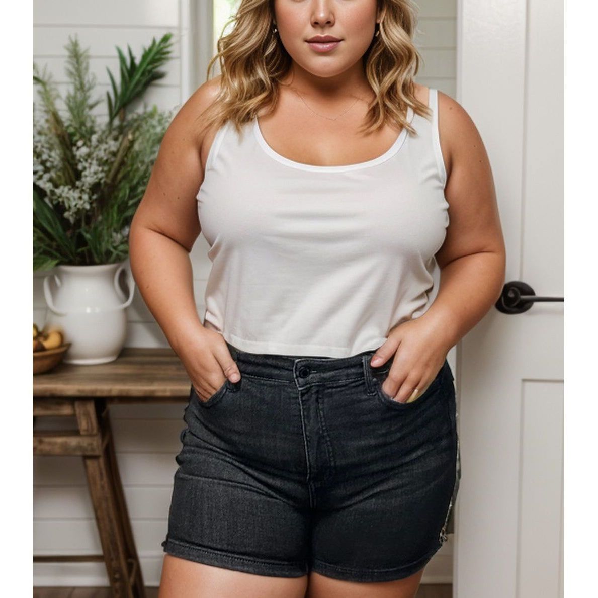Fade Into You - Judy Blue Tummy Control Shorts