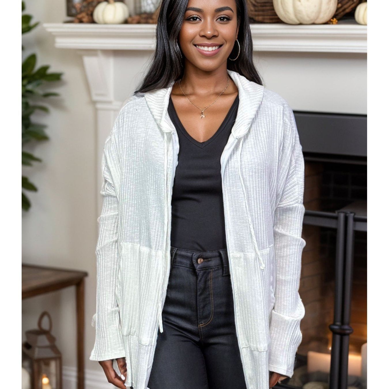 Fashion Flurry - Zip Up Hoodie