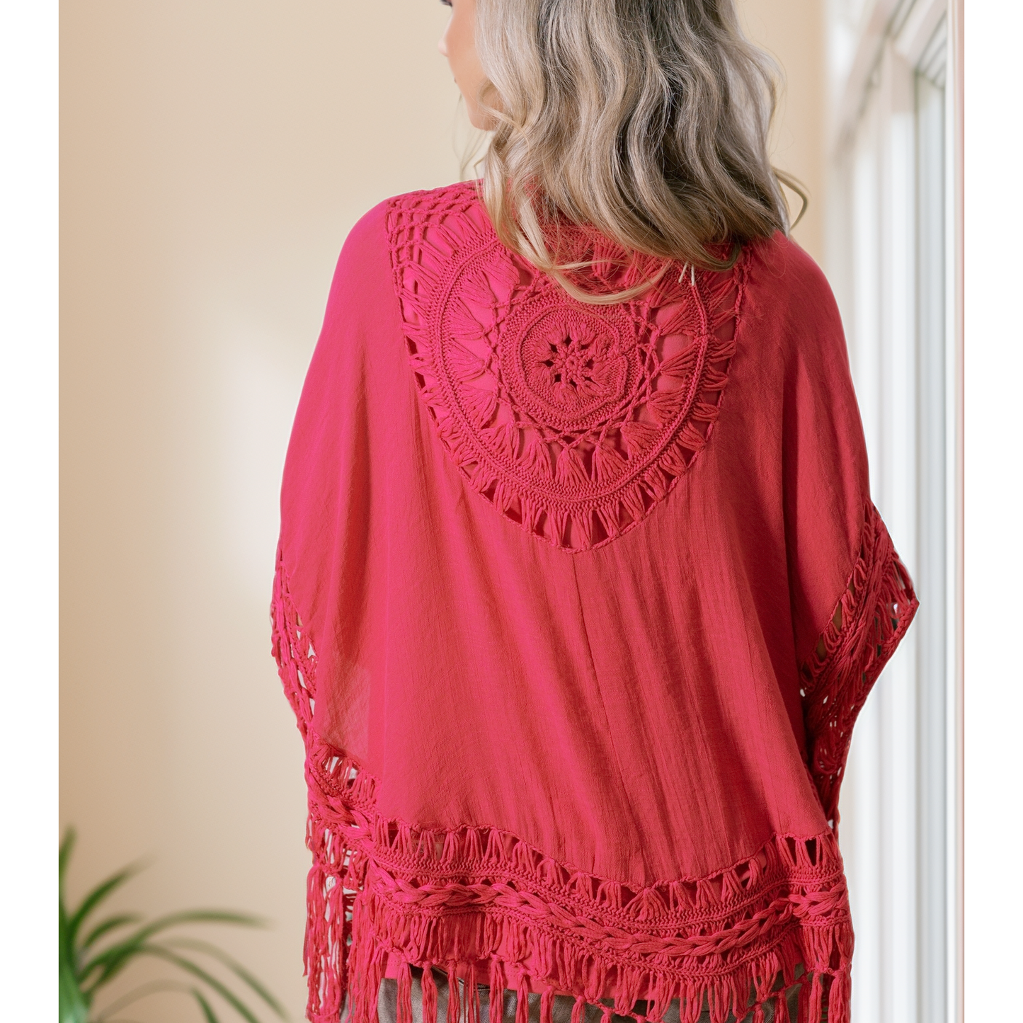 Fuchsia Flow Cardigan