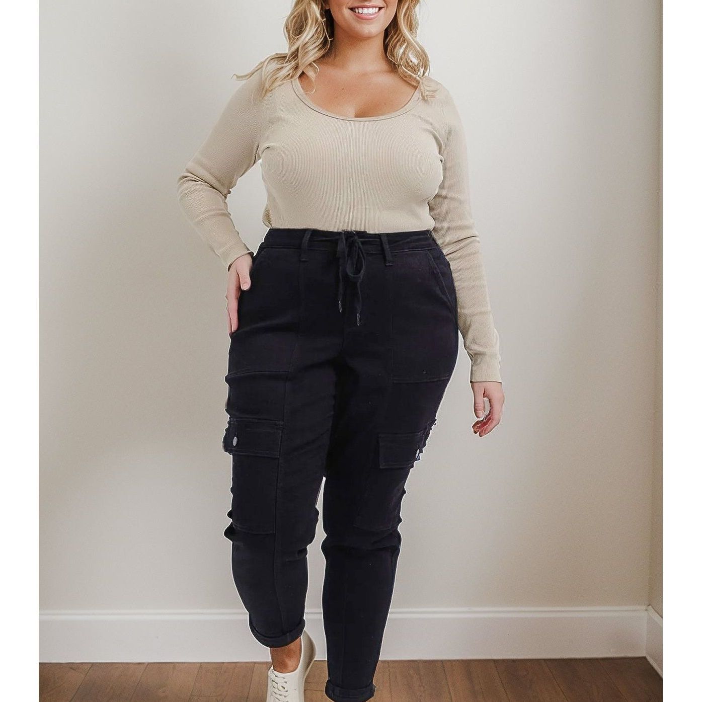 Got The Goods Judy Blue Cargo Cuffed Jogger