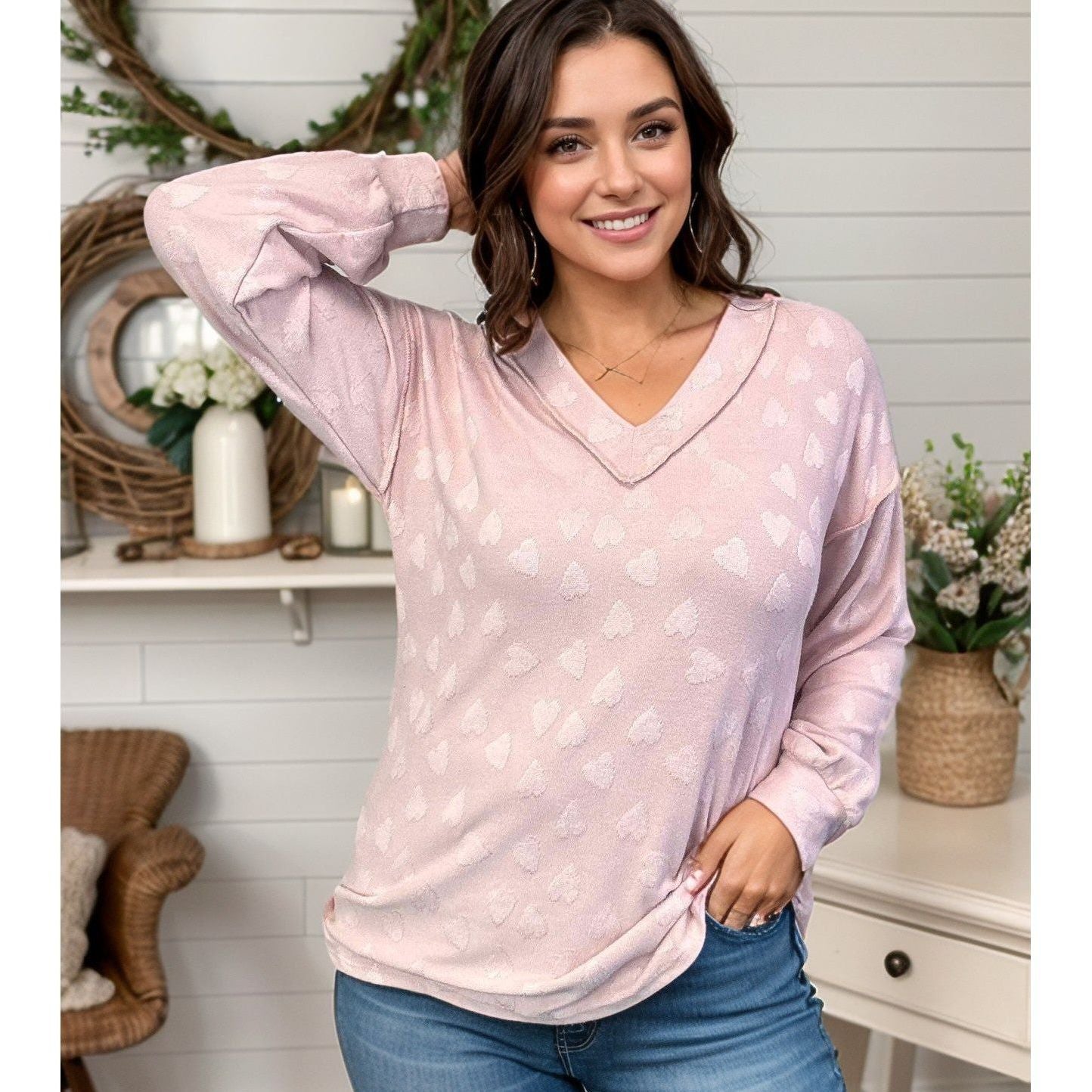 Heart Stitch Pullover