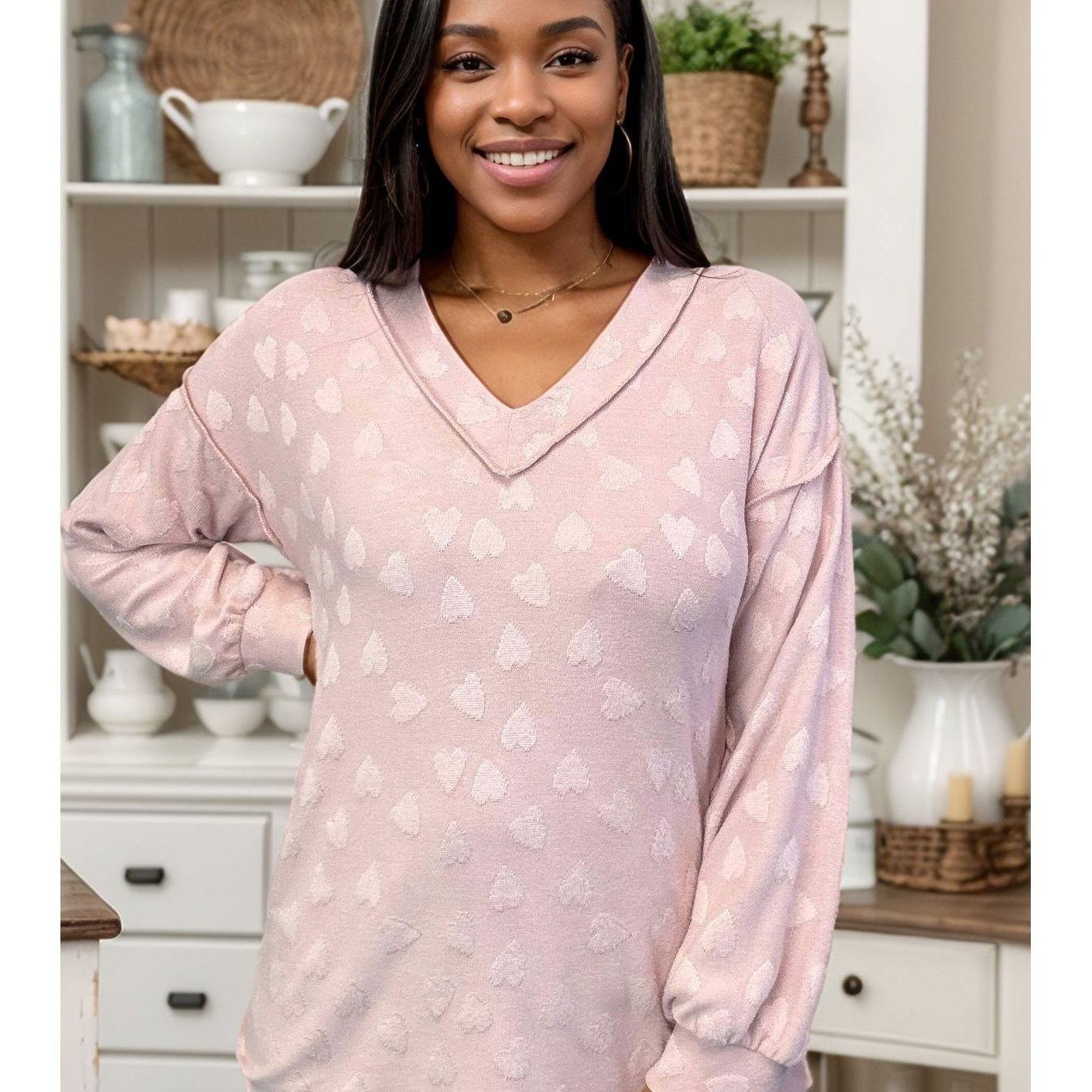 Heart Stitch Pullover