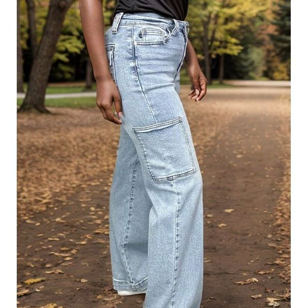 High Energy - Judy Blue Cargo Jeans