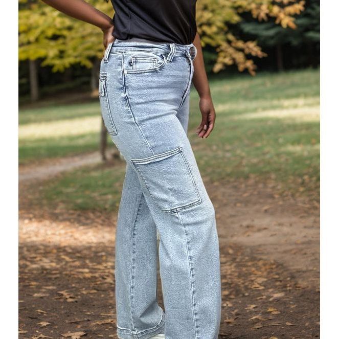 High Energy - Judy Blue Cargo Jeans