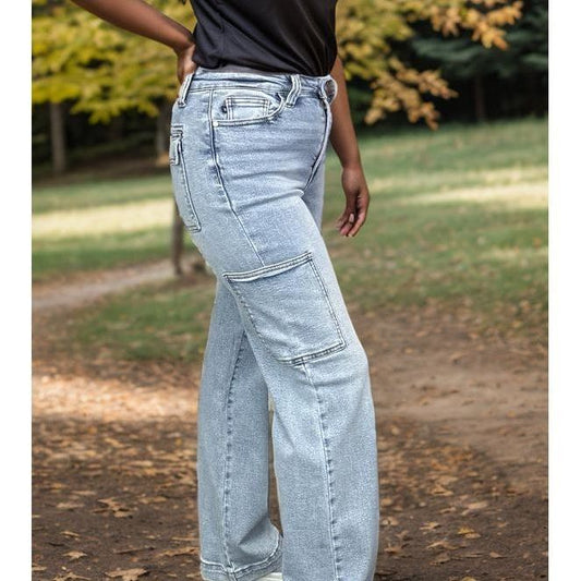 High Energy - Judy Blue Cargo Jeans