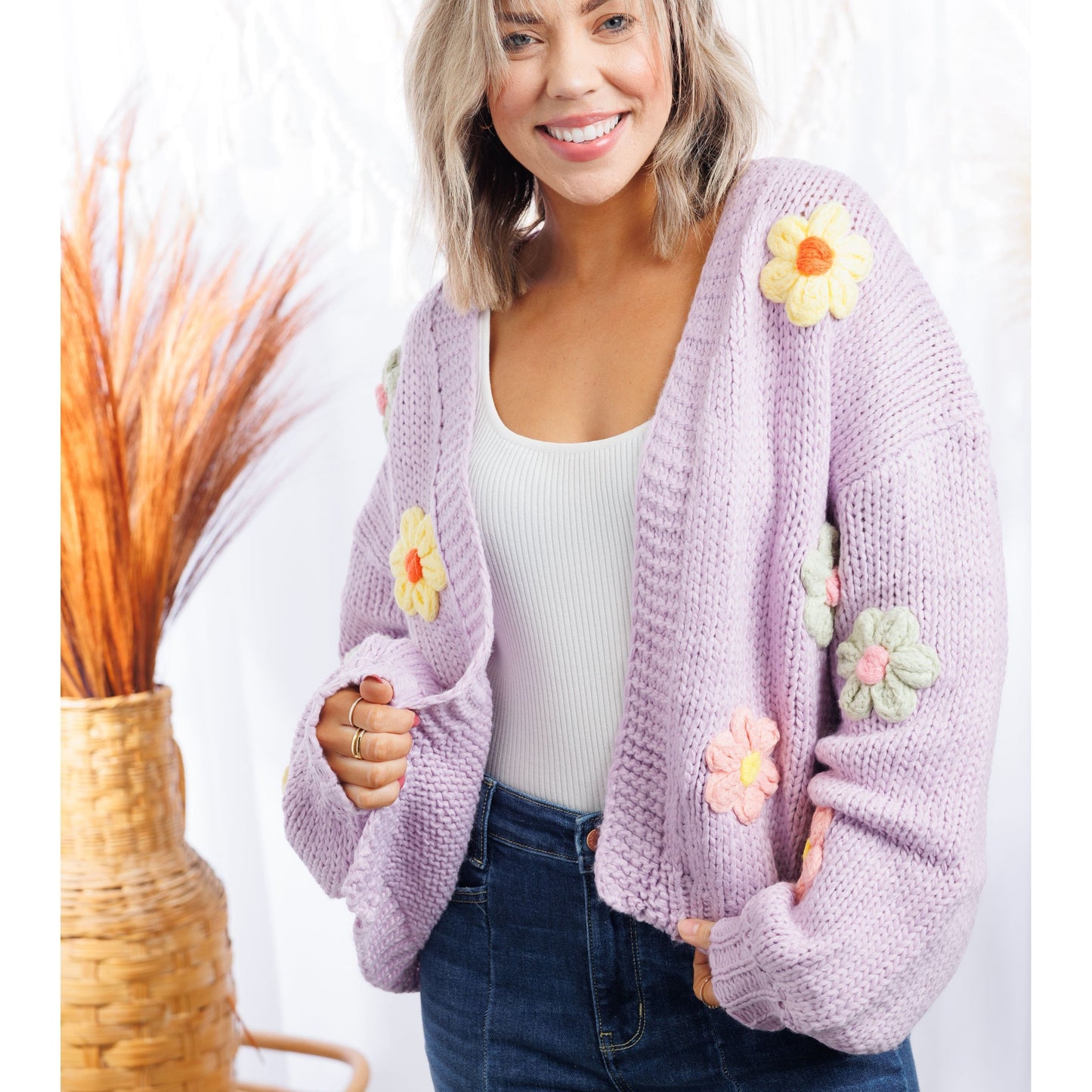 Hop Into Spring - Cardigan
