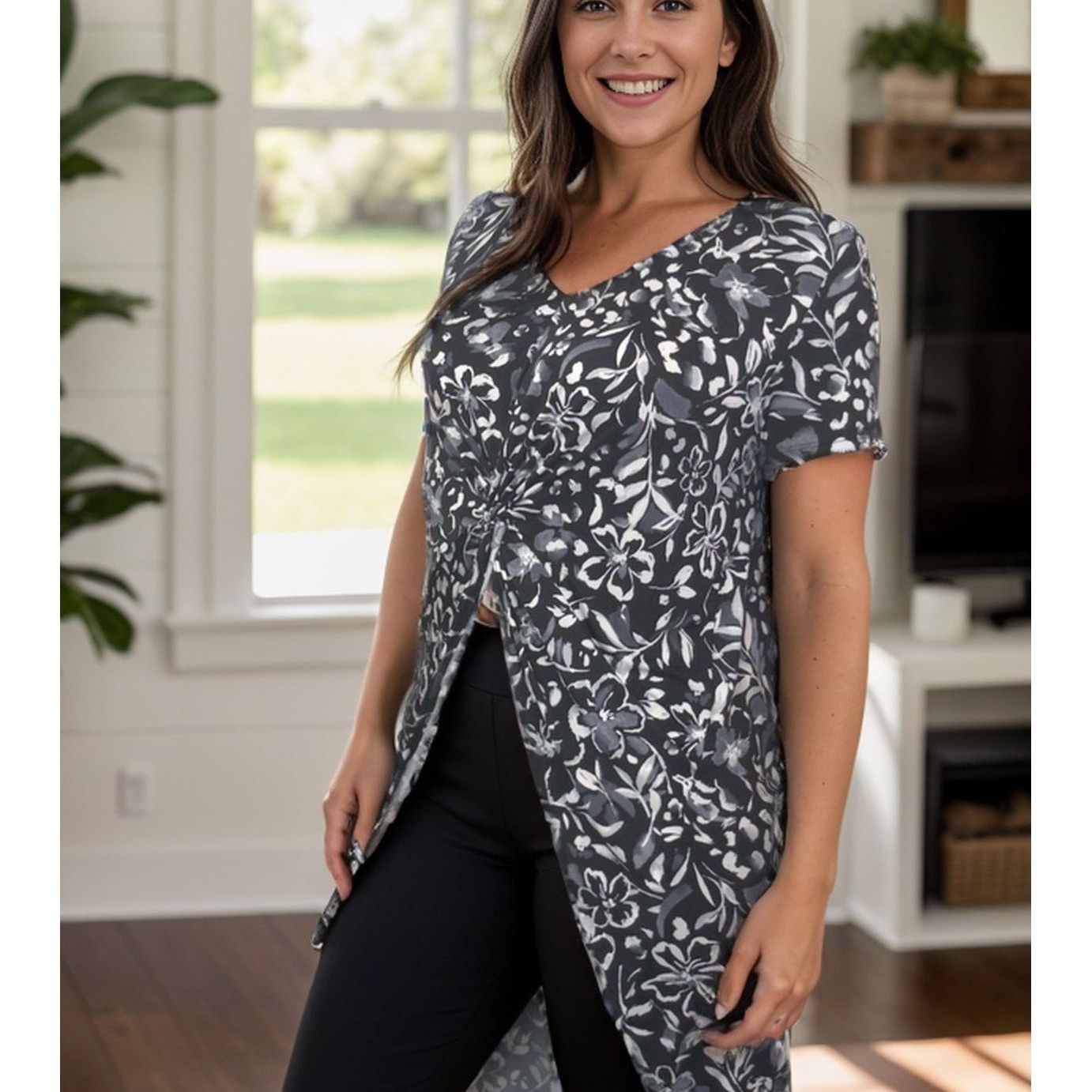 Hyacinth High Low Top