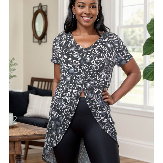 Hyacinth High Low Top