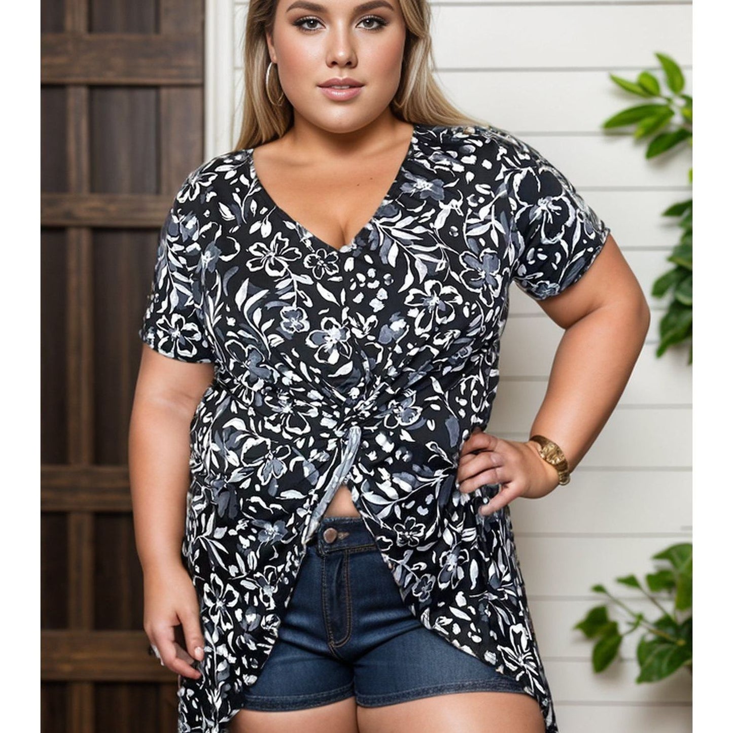 Hyacinth High Low Top