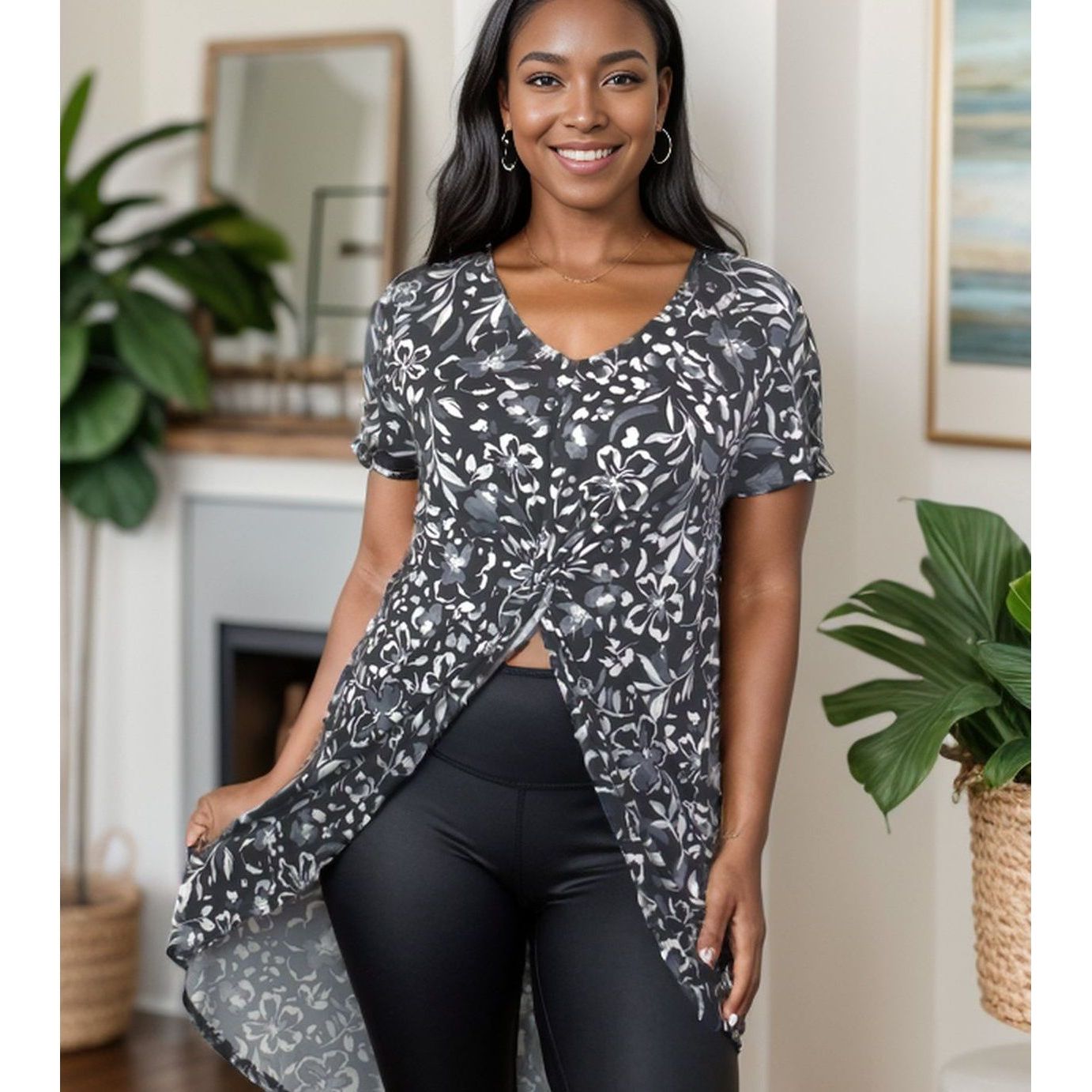 Hyacinth High Low Top