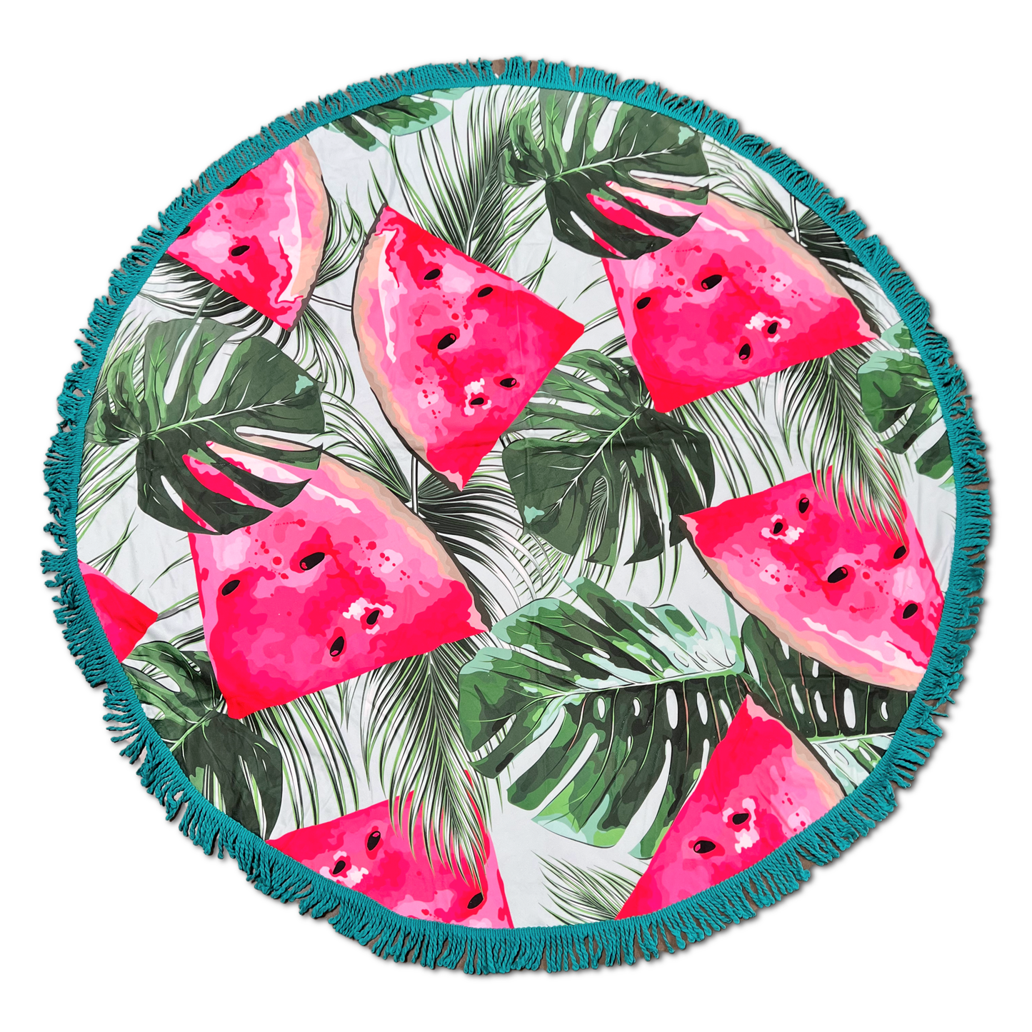 Circular Beach Towel - Watermelon
