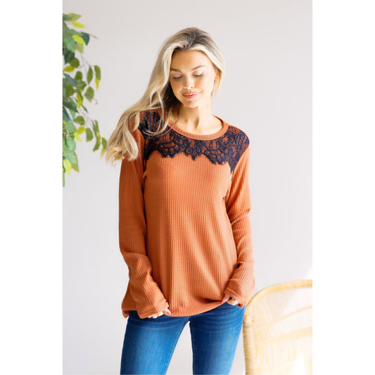 Falling Ember Knit Top