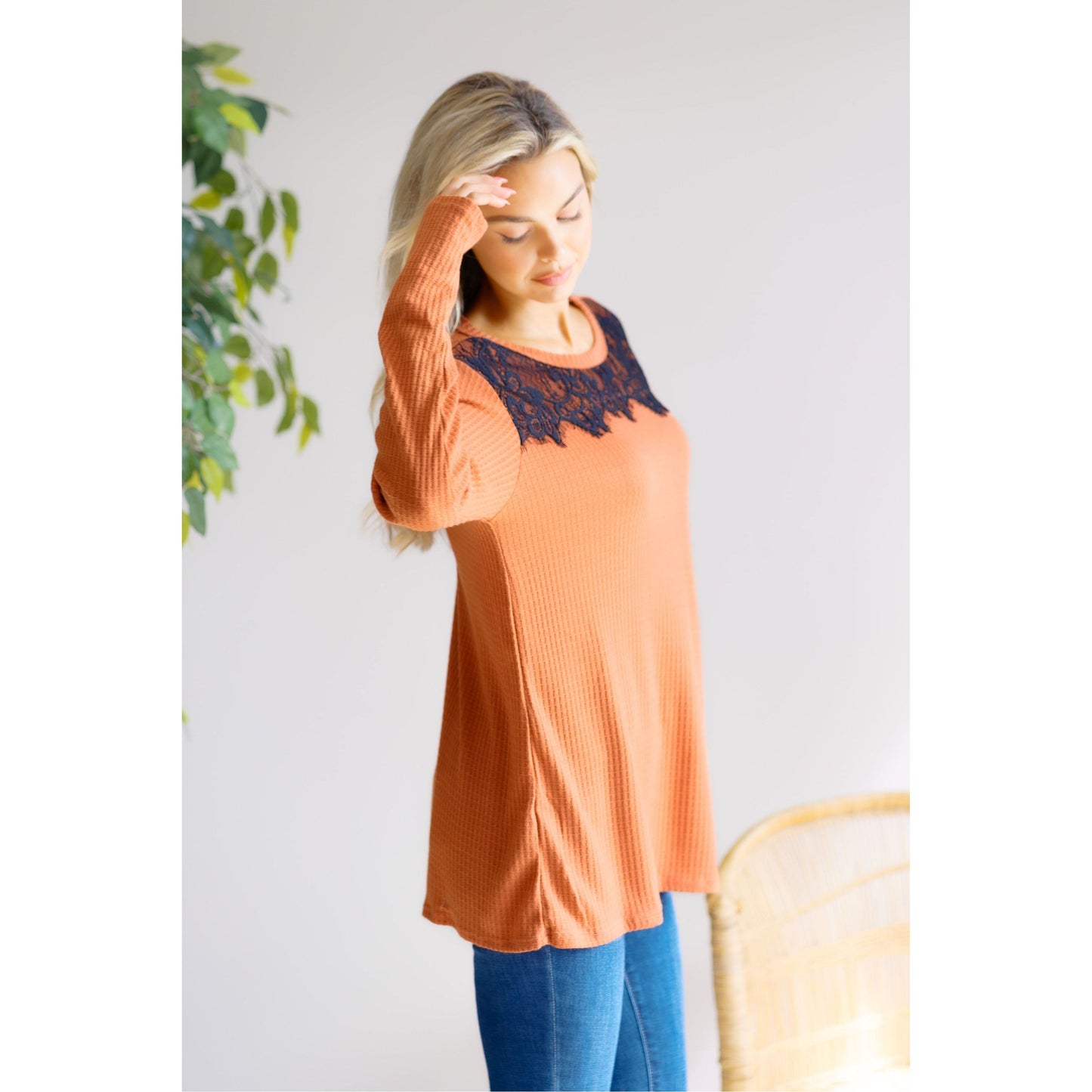 Falling Ember Knit Top