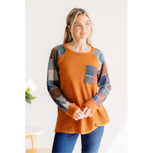 Plaid Intentions Top