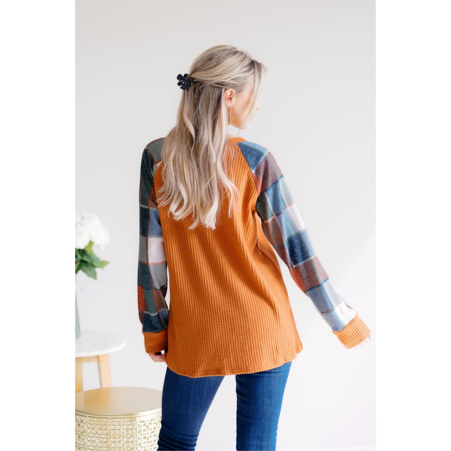 Plaid Intentions Top