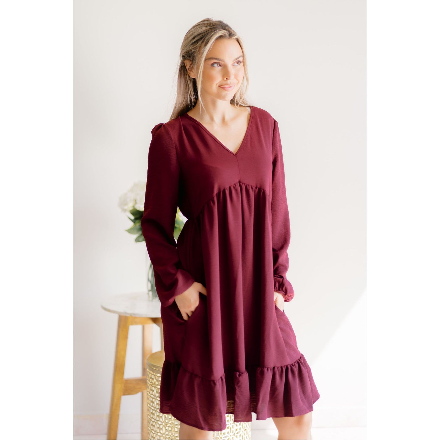 Burgundy Bliss Dress