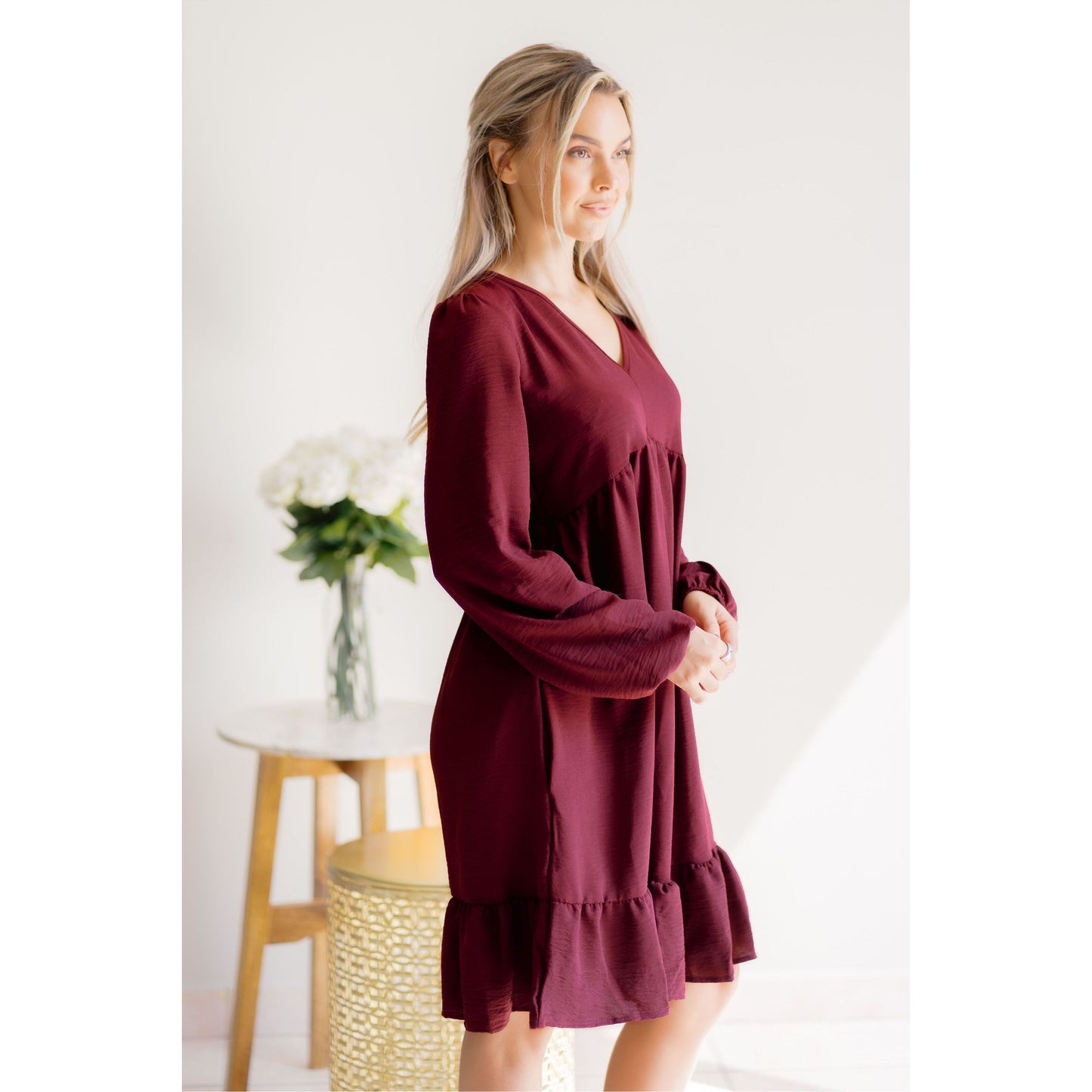 Burgundy Bliss Dress
