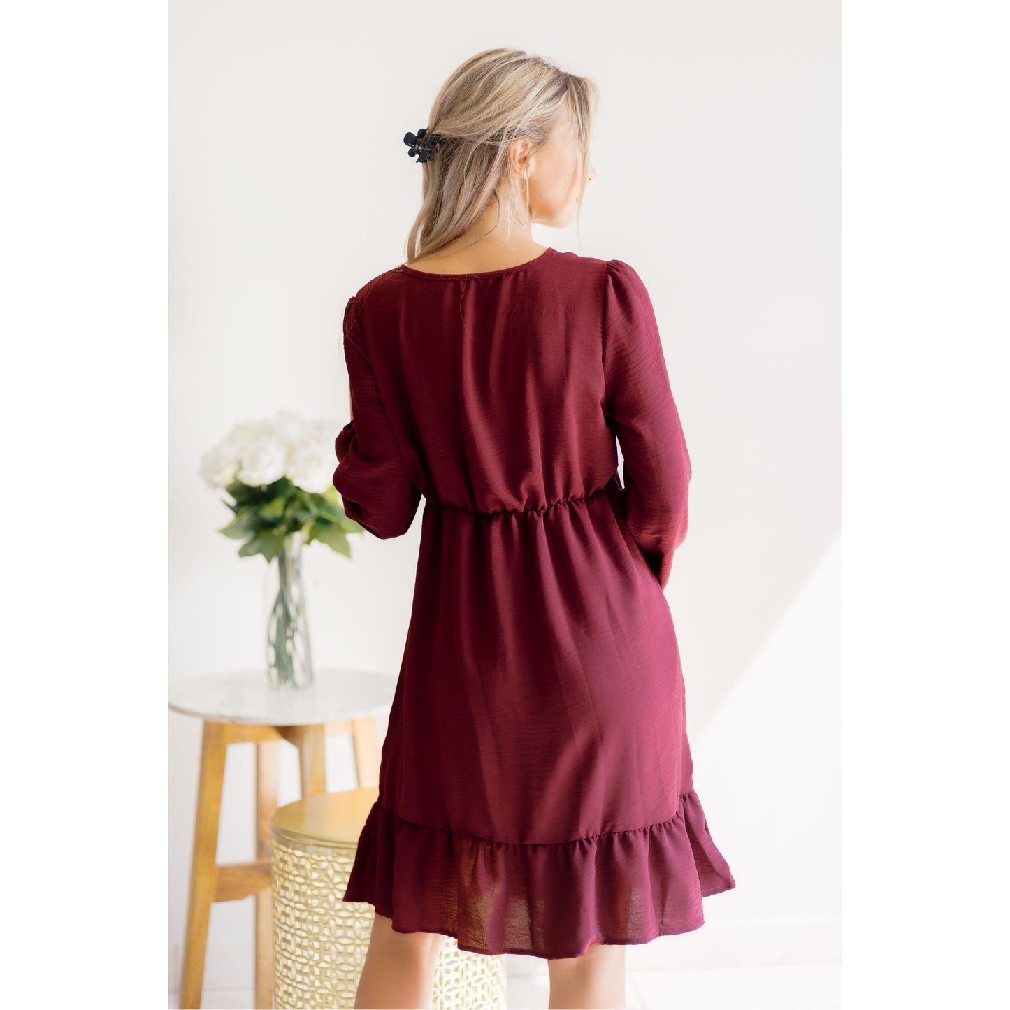 Burgundy Bliss Dress