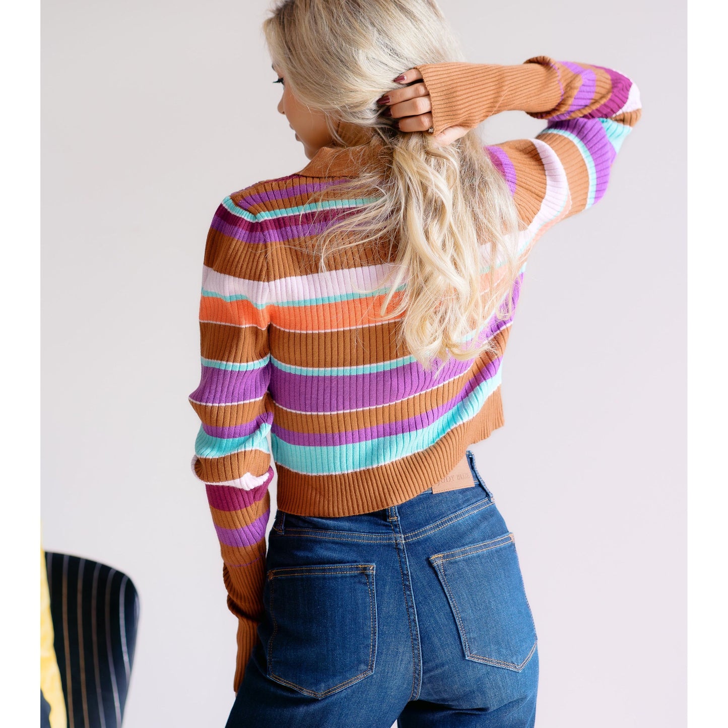 Enchanted Hues Crop Sweater