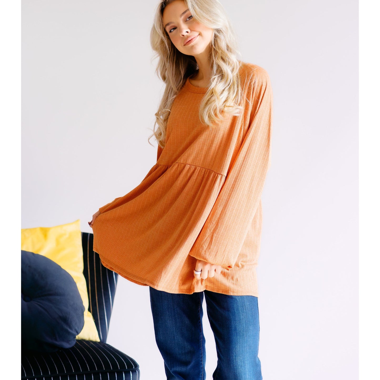 Pumpkin Charm Peplum