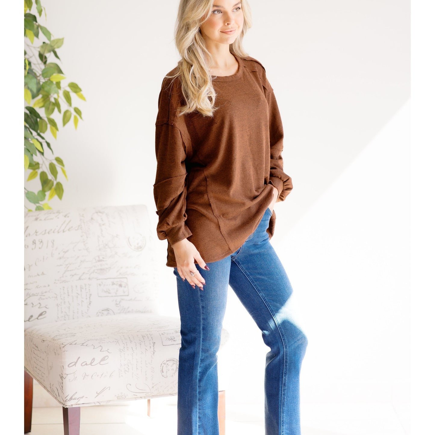 Chestnut Charm Pullover