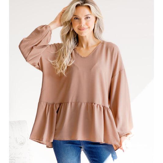 Truffle Allure Peplum